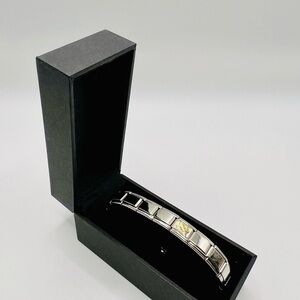 Nature’s Sunshine NSP Stainless Steel Stretch Bracelet w/ Box